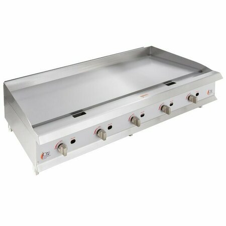 COOKING PERFORMANCE GROUP GM-CPG-60-NL 60in Gas Countertop Griddle with Manual Controls - 150000 BTU 351GMCPG60NL